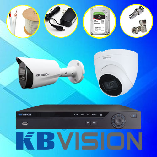 TRỌN BỘ 2 CAMERA 4IN1 KX-C2121S5 2.0MP