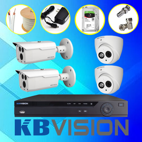 TRỌN BỘ 4 CAMERA 4IN1 KX-C2003S5 2.0MP