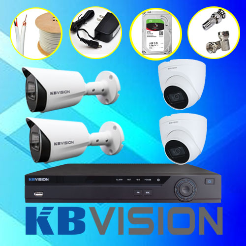 TRỌN BỘ 4 CAMERA 4IN1 KX-C2121S5 2.0MP