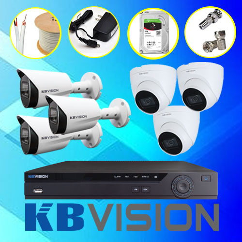 TRỌN BỘ 6 CAMERA 4IN1 KX-C2121S5 2.0MP